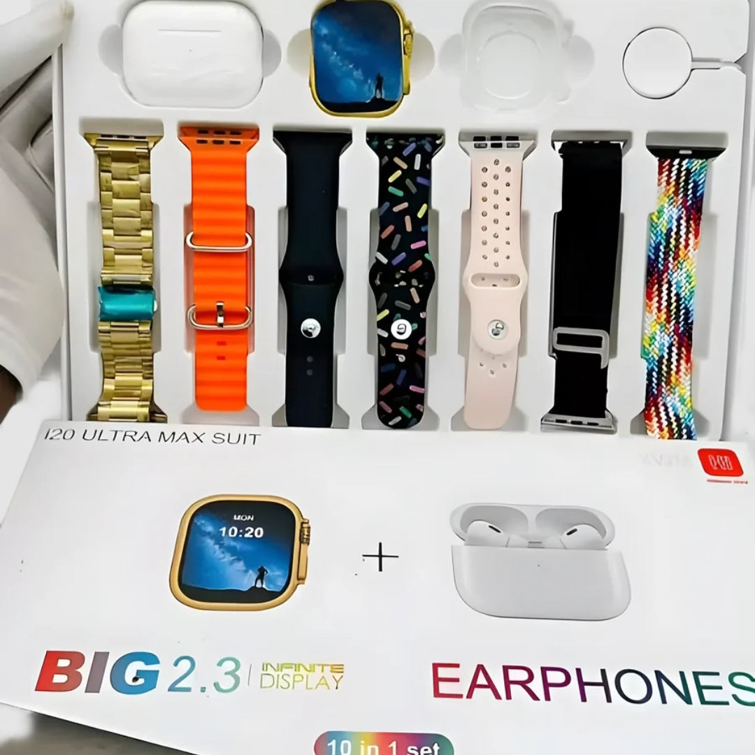 7 Straps Watch + Free Airpods Pro