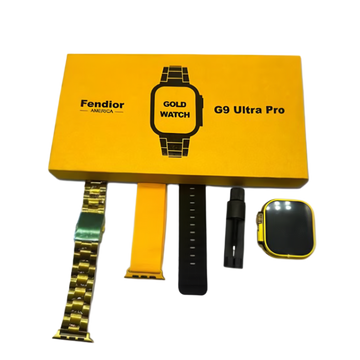 Gold Smart Watch + 2 Straps